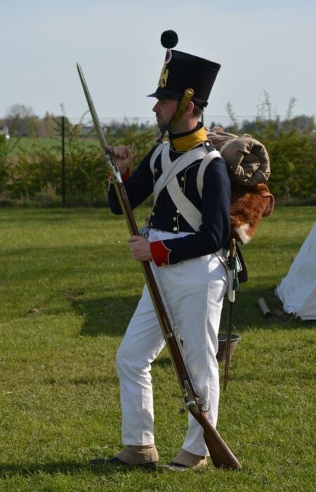 outfits of the French infantrymen by Waterloo Immersion