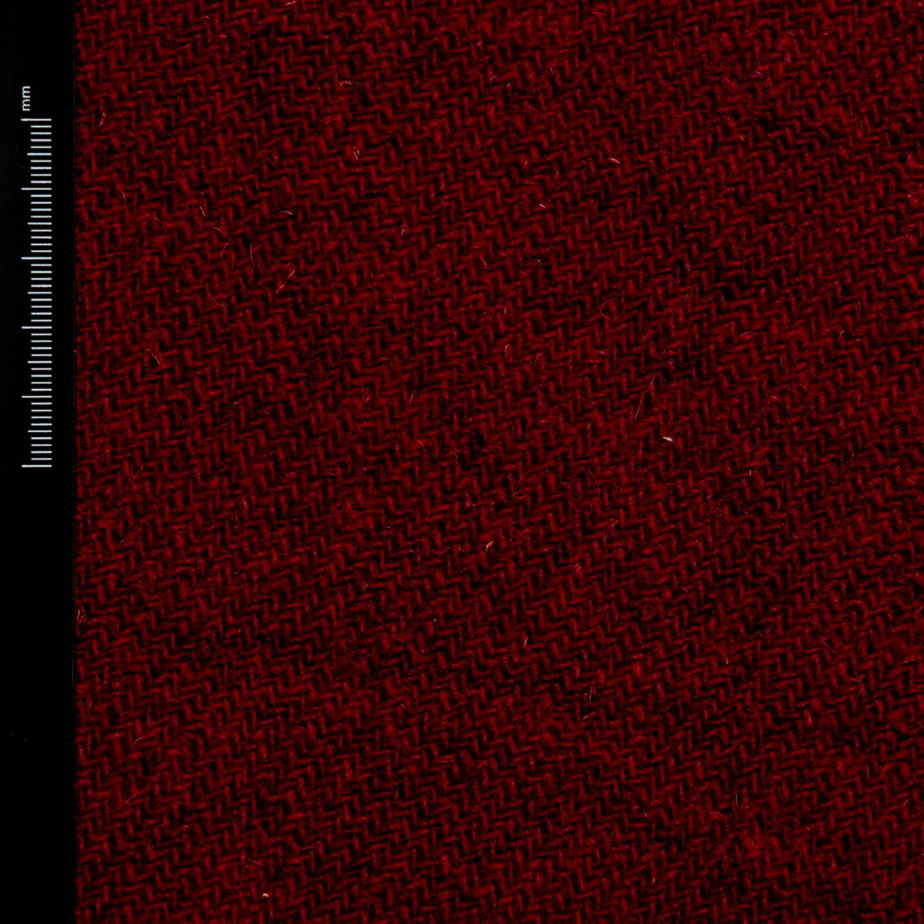 Wool Heavy Twill 2/2 - Burgundy Melange - WCHT 60/01