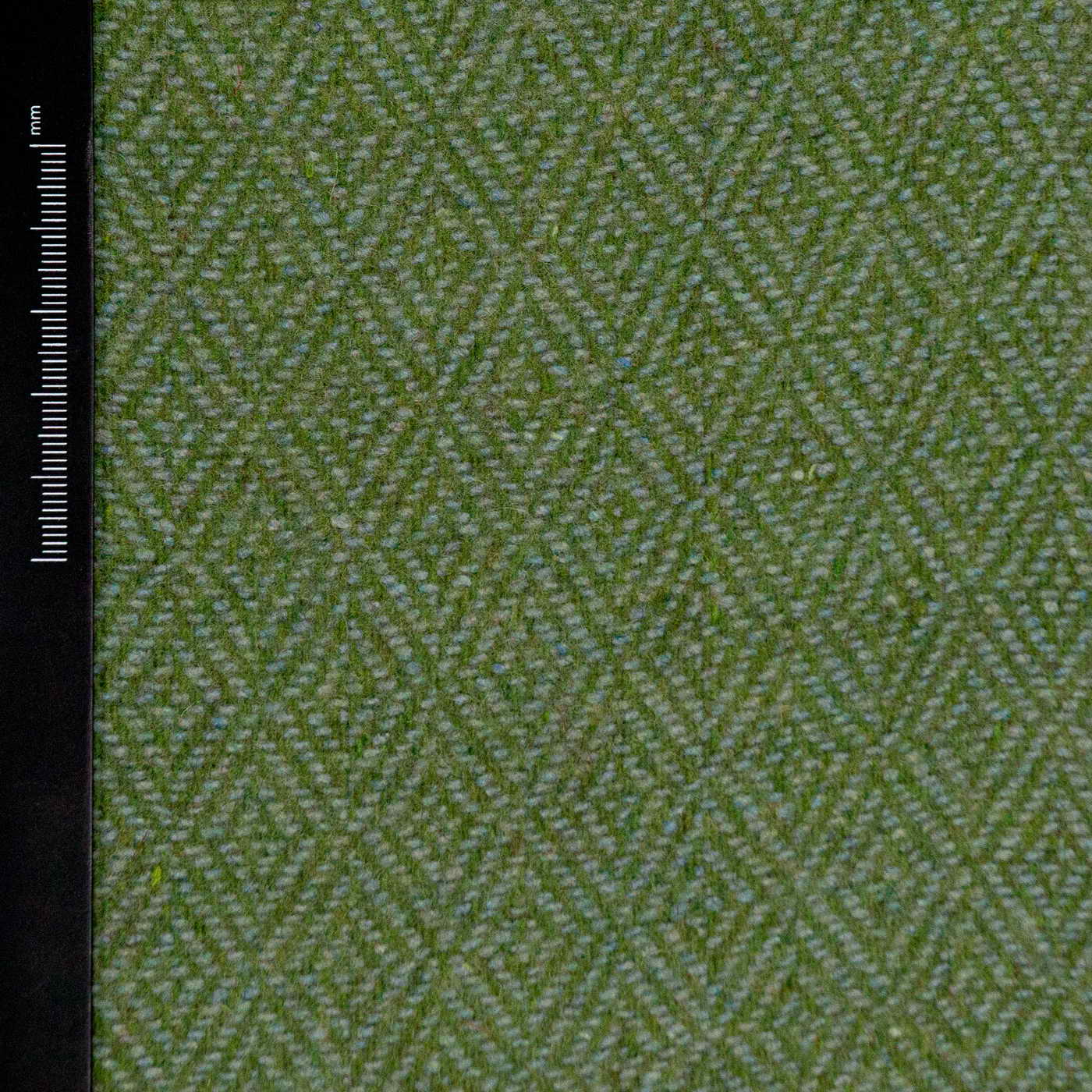 Wool Broken Diamond - Green Blue - WD 19/02