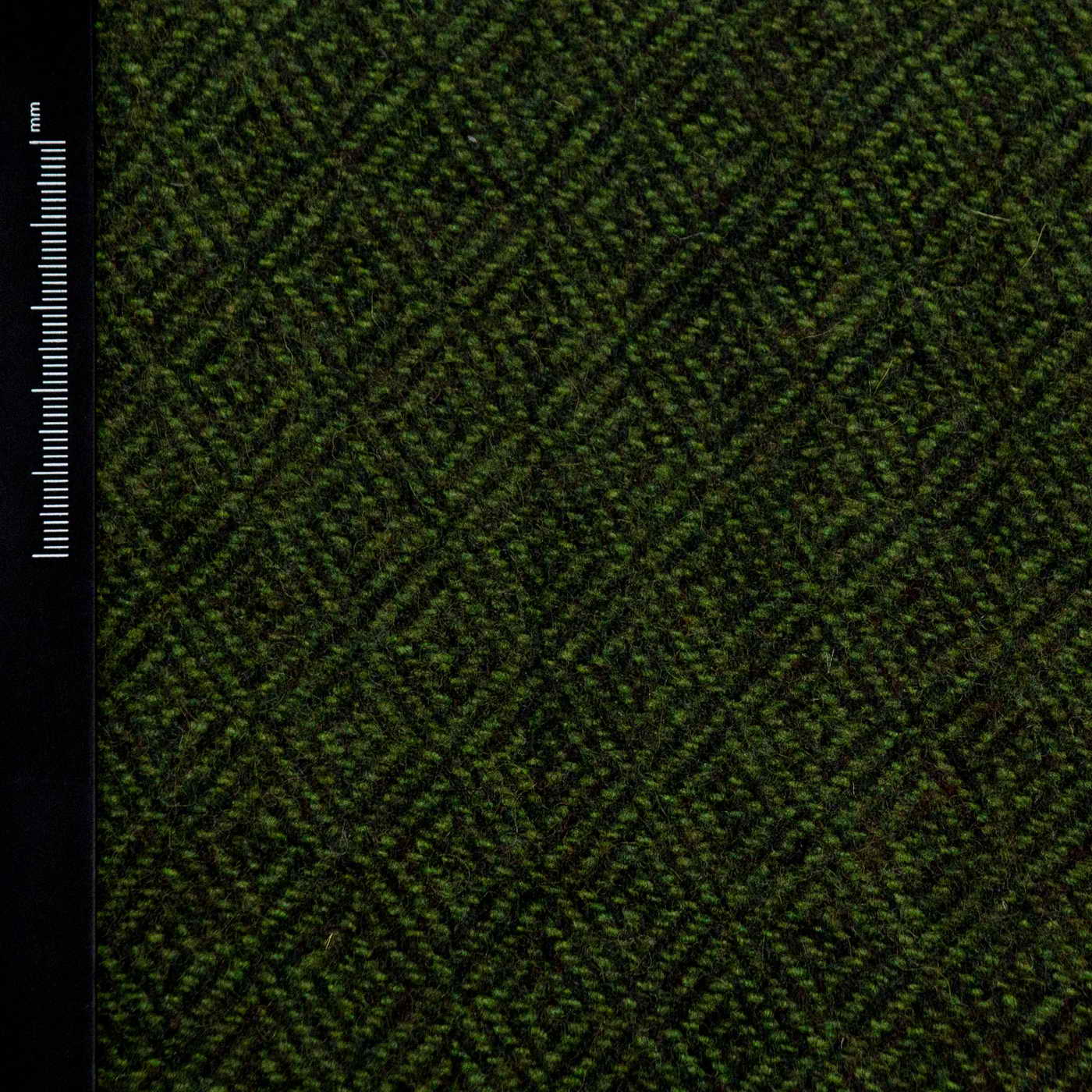 Wool Broken Diamond - Pine Green Black - WD 51/02
