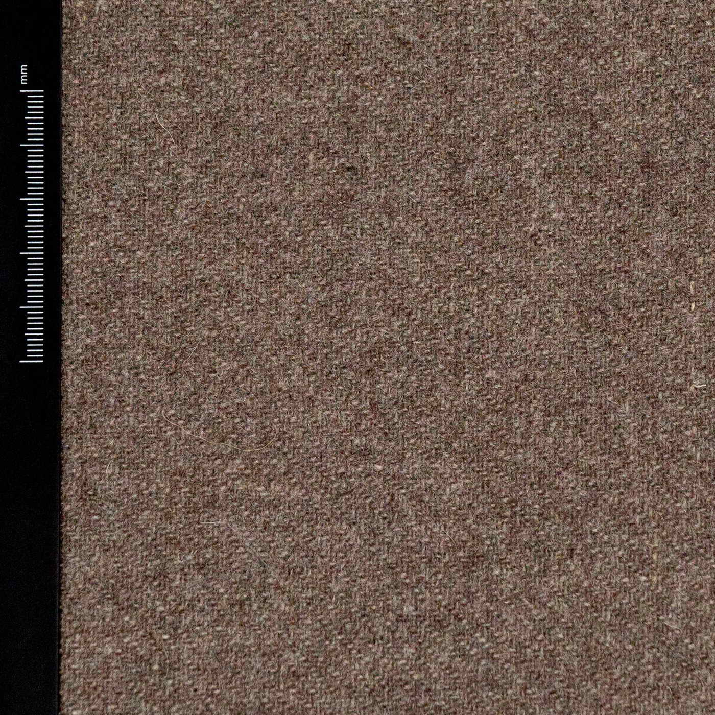 Wool Thin Twill - Dark Beige Melange - WKTN 85/02