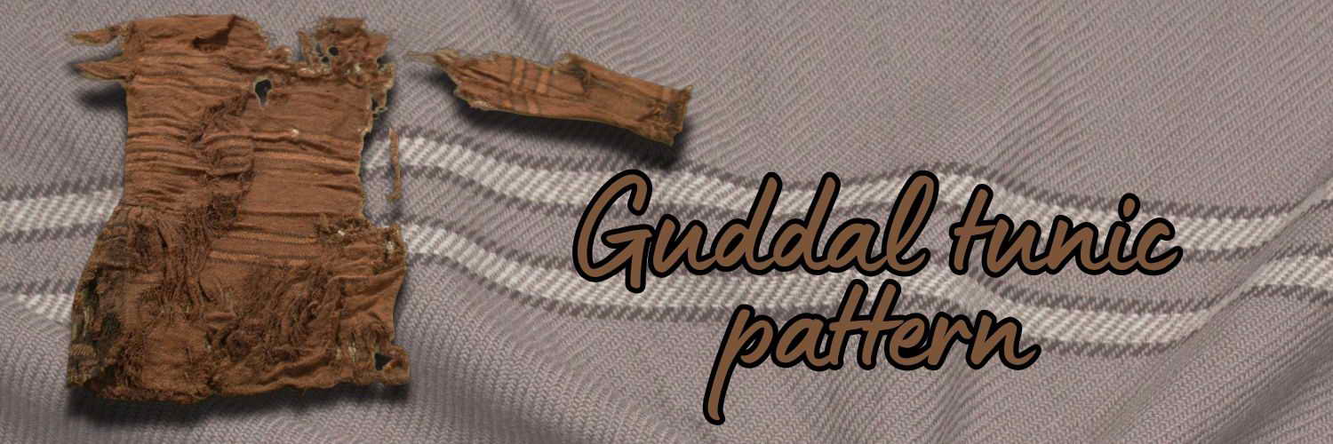 Blog post cover photo with guddal tunic pattern