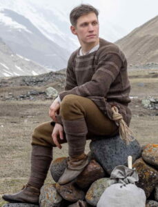 Reconstruction of the Guddal Tunic by Old Craft, Mikhail Starikov with Woolsome wool photo for blog post